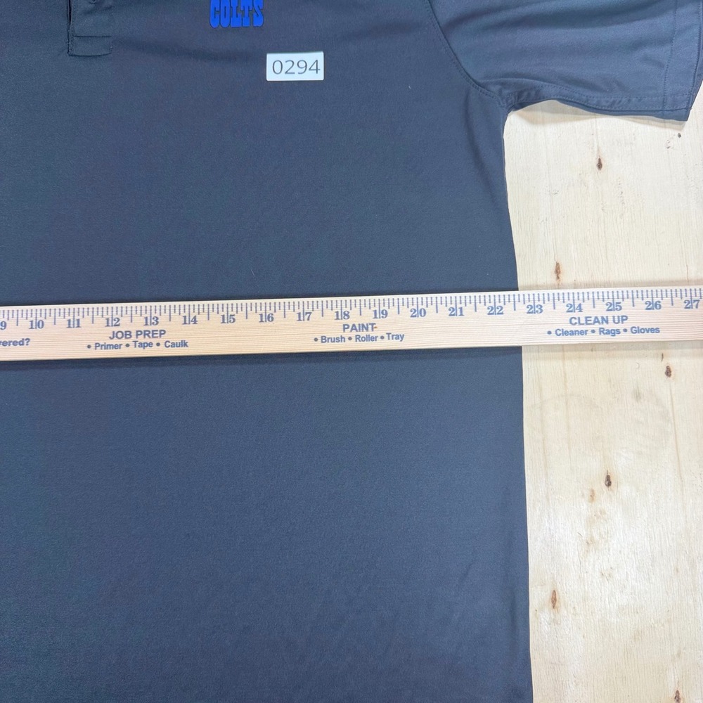 Nike NFL Indianapolis Colts On Field Dri-FIT Polo Shirt Mens Large Black - Picture 4 of 5